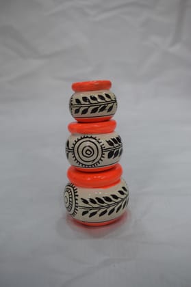 Handcrafted Mini Wooden Pot Set (Set of 3) | Hand-Painted Decorative Mini Matka | Traditional Miniature Pots for Home D�cor, Crafts & Gifting Handcrafted Mini Wooden Pot Set (Set of 3) | Hand-Painted Decorative Mini Matka | Traditional Miniature Pots for Home D�cor, Crafts & Gifting