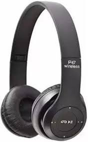 P47 Wireless Bluetooth Headphones with Adjustable Headband