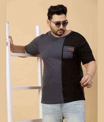 Rigo Pack of 1 Cotton Slim Fit Men's T-Shirt ( Grey )