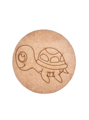 Dbeautify's DIY Turtle Shape MDF Pre-Marked