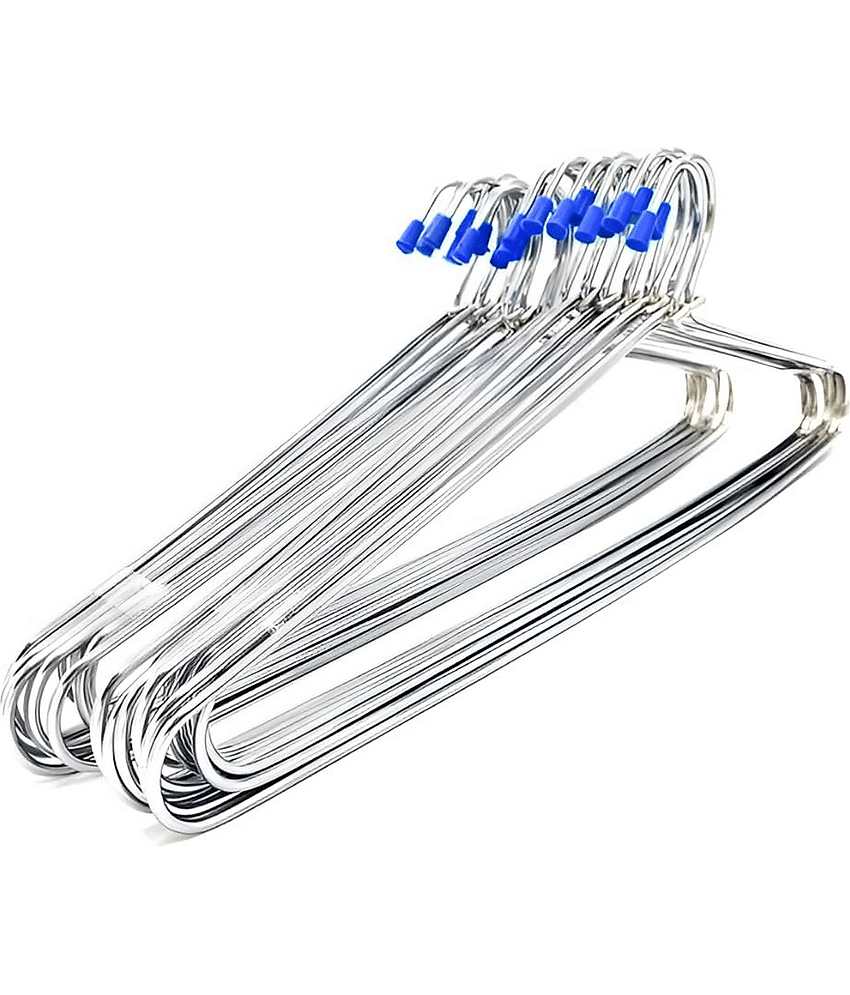 Green Tales Stainless Steel Standard Clothes Hangers ( Pack of 12 )