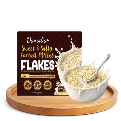 Danodia Foods Sweet & Salty Foxtail Millet Flakes, 350 gm