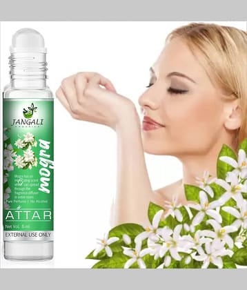 PURE Jangali ORGANICS Mogra Premium Quality Attar Perfume for Unisex - PURE 10ML