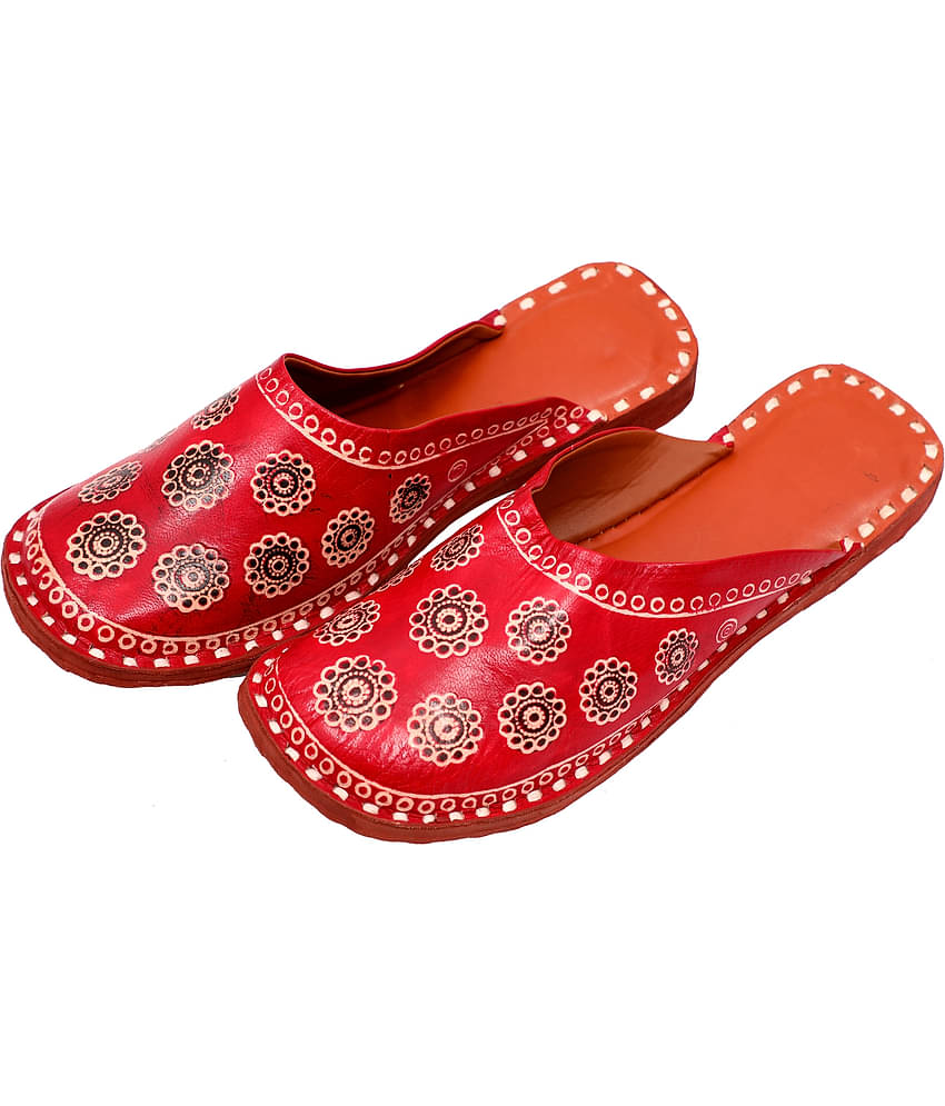 Raj - Red Women's Mules