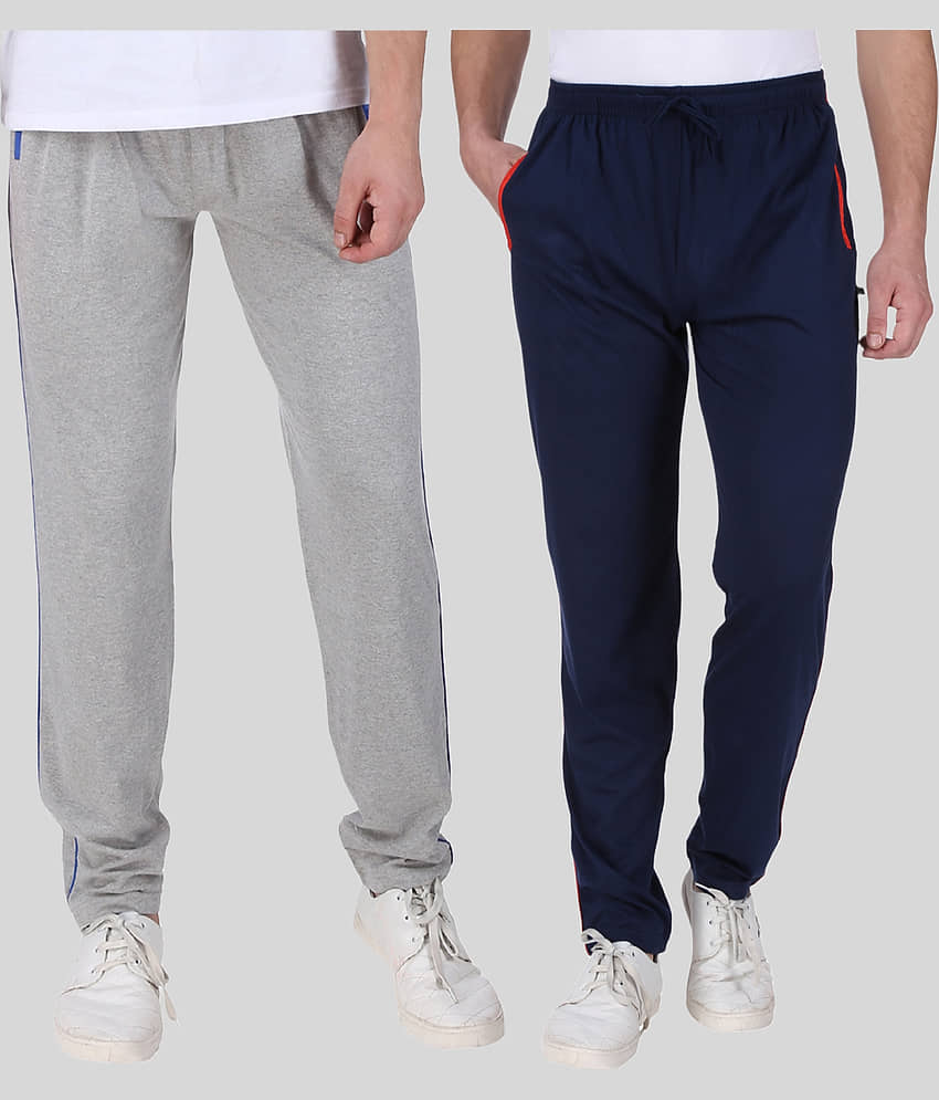Neo Garments - Multicolor Cotton Men's Trackpants ( Pack of 2 )