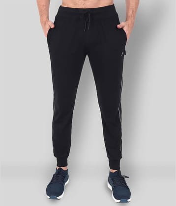 Zeffit - Black Cotton Blend Men's Trackpants ( Pack of 1 )