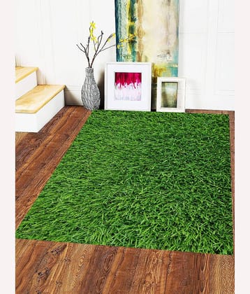 Revexo - Anti-skid Plastic Door Mat ( 40 X 60 cm ) Single - Green