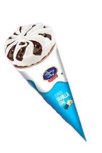 Dairy Day Junior Vanilla Cone, 65 ml