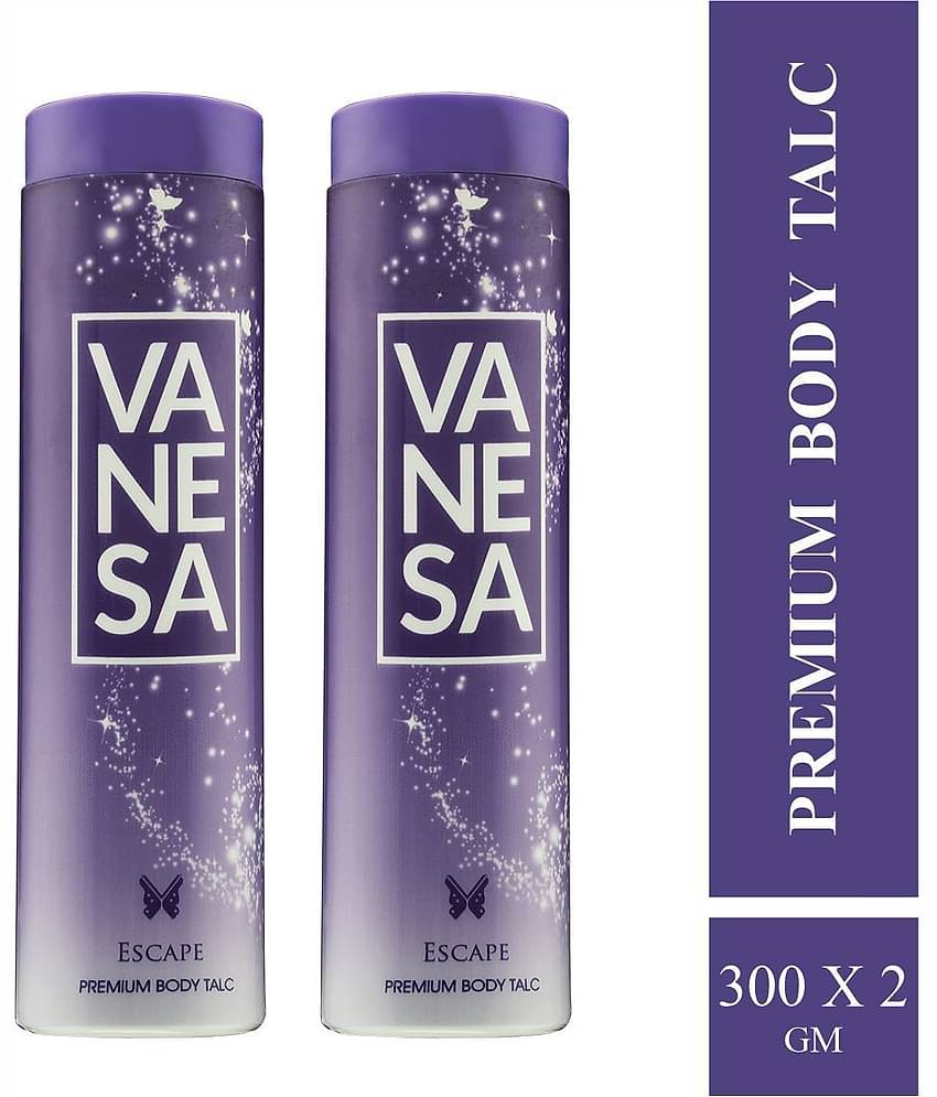 Vanesa Escape Talc 300Gm Each (Pack Of 2)