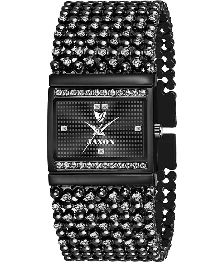 JAXON Stainless Steel Square Womens Watch
