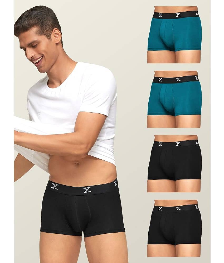 XYXX Pack of 5 Modal Trunks For Men's ( Multicolor )