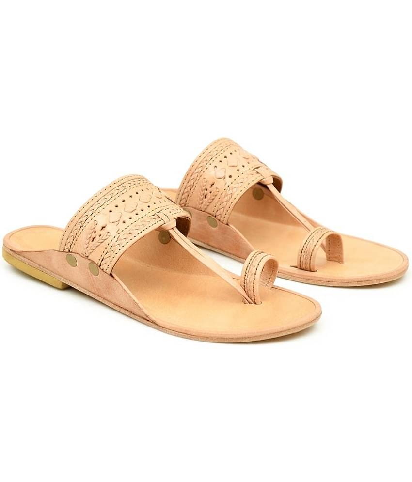 STEPHORN - Beige Men's Kolhapuris