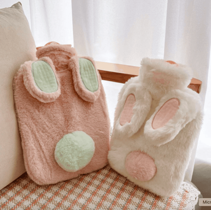 Cute Bunny Fur Hot Water Bag