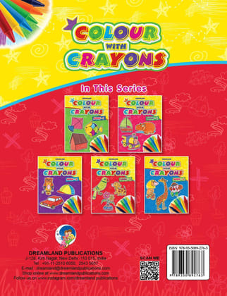 Colour With Crayons - 4 [Paperback] Dreamland Publications