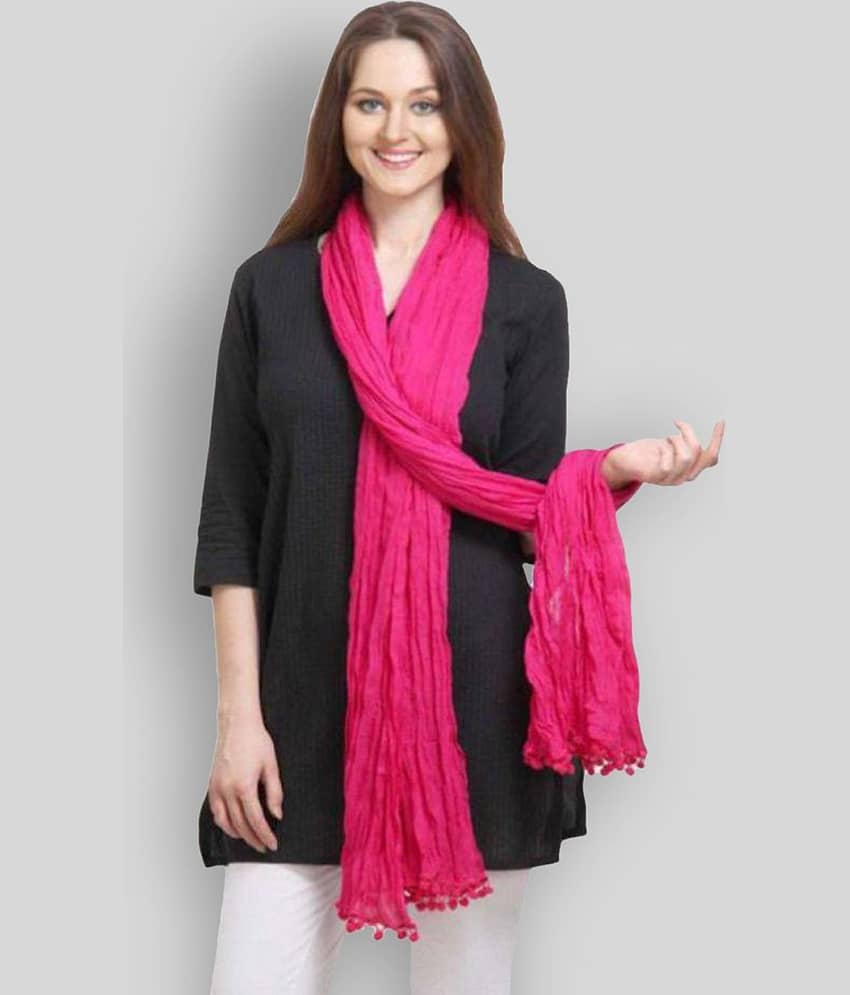 Raj Pink Cotton Dupatta