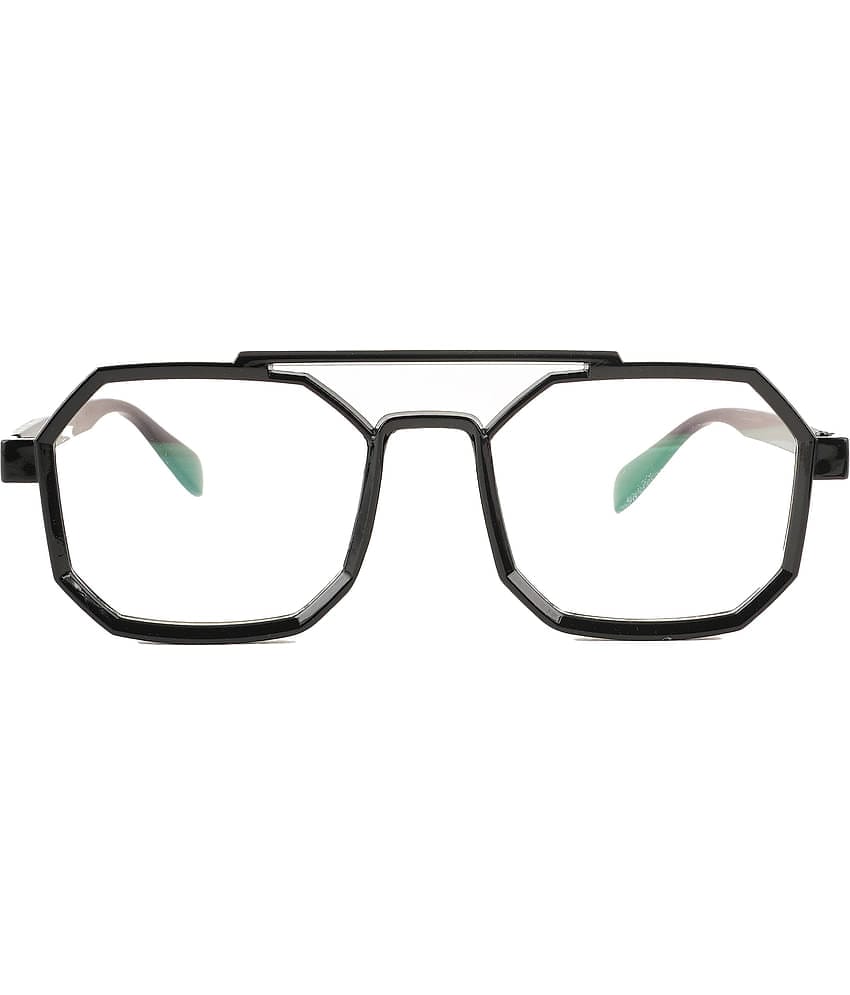 Bayberry Black Square Sunglasses ( Pack of 1 )