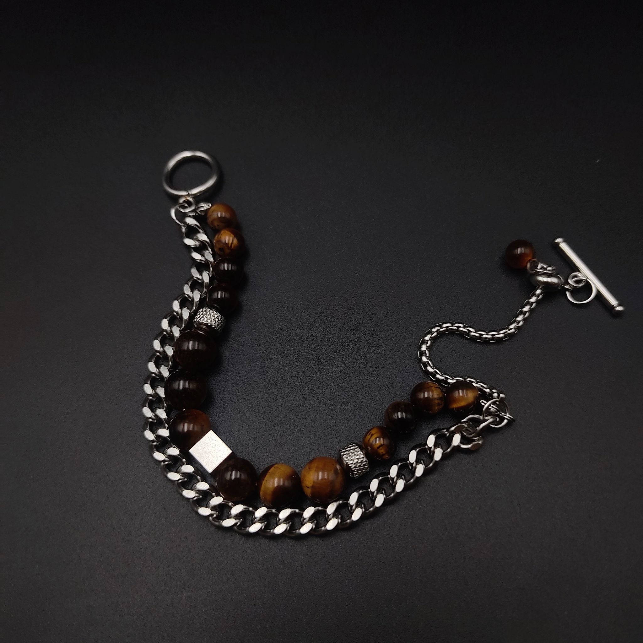 Tiger's Eye Layer Bracelet
