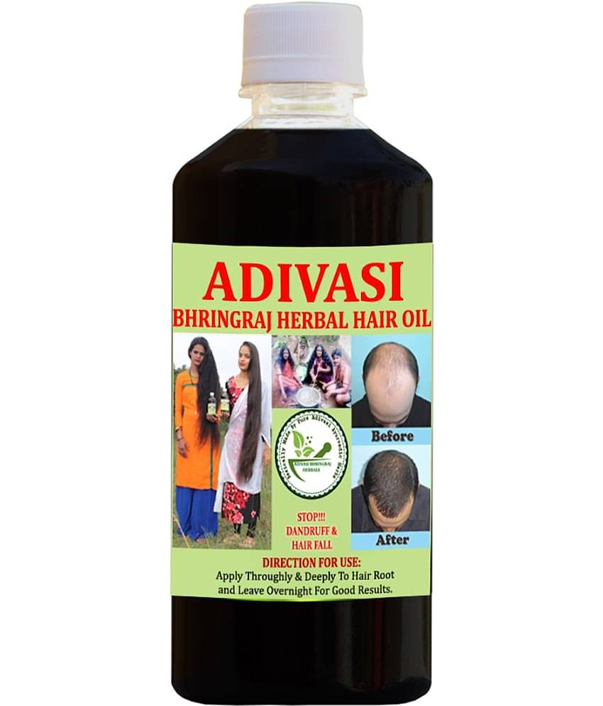 ADIVASI BHRINGRAJ HERBALS - Hair Growth Bhringraj Oil 500 ml ( Pack of 1 )