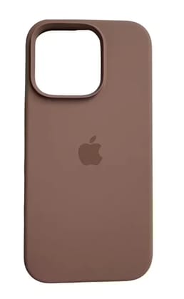Kozykit Back Cover Compatible with iPhone 13 | Liquid Silicone Soft Touch Case | Full Protection Shockproof Slim Back Cover | Stylish Mobile Cover for iPhone 13 (Light Brown Colour)