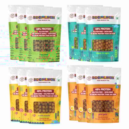 PROMUNCH Travel Combo Pack - (Pack of 12 )30 gm Each