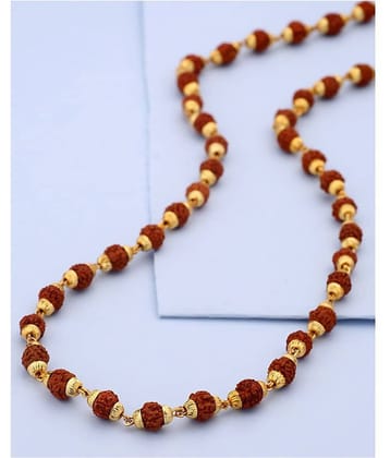 Onnet 100% Original 5 Mukhi Rudraksha Mala