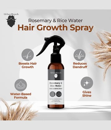 UrbanMooch Rosemary Water Hair Growth Spray Hair Sprays 100 mL