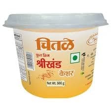 Chitale Full Cream Shrikhand Flavored Yogurt Keshar 500 GRAM