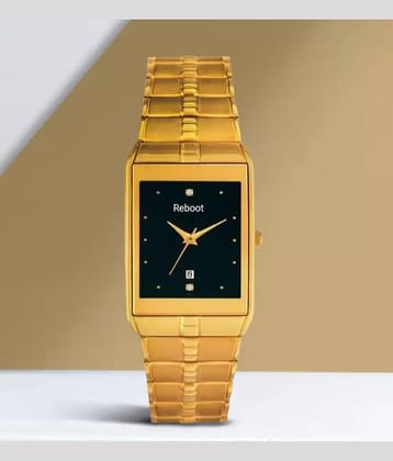 Reboot Gold Stainless Steel Analog Men's Watch