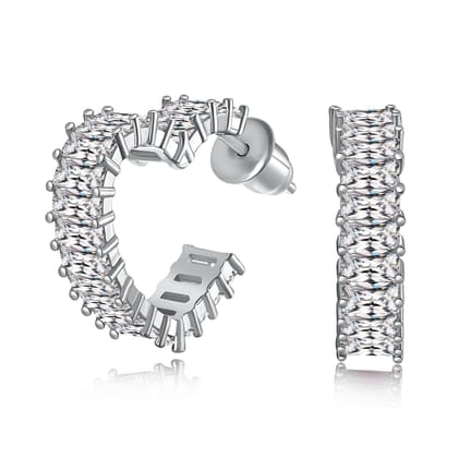 AIME EARRINGS - Fine Silver-Silver