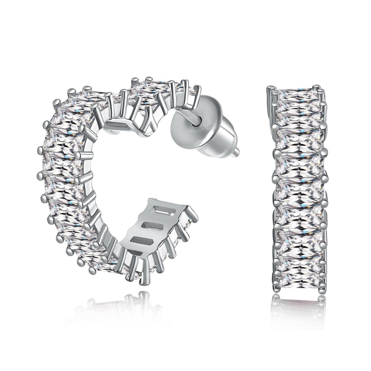AIME EARRINGS - Fine Silver-Silver
