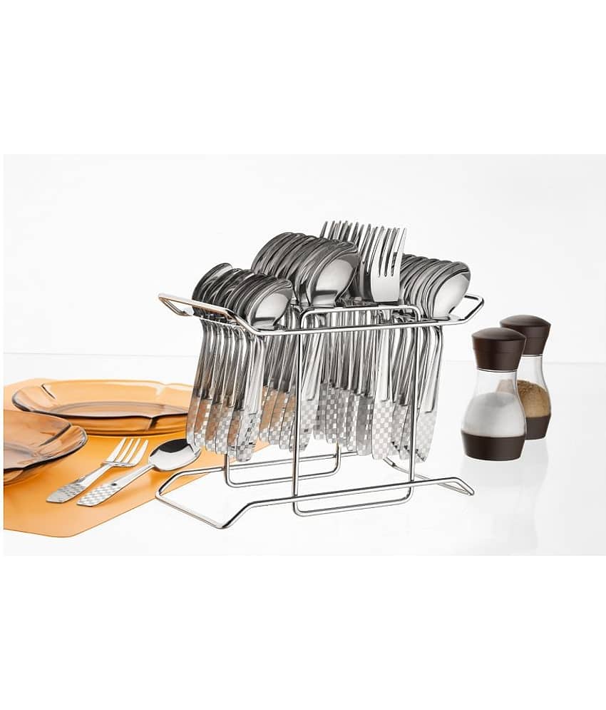 Arni - Stainless Steel 24 Pcs Cutlery Set With Stand