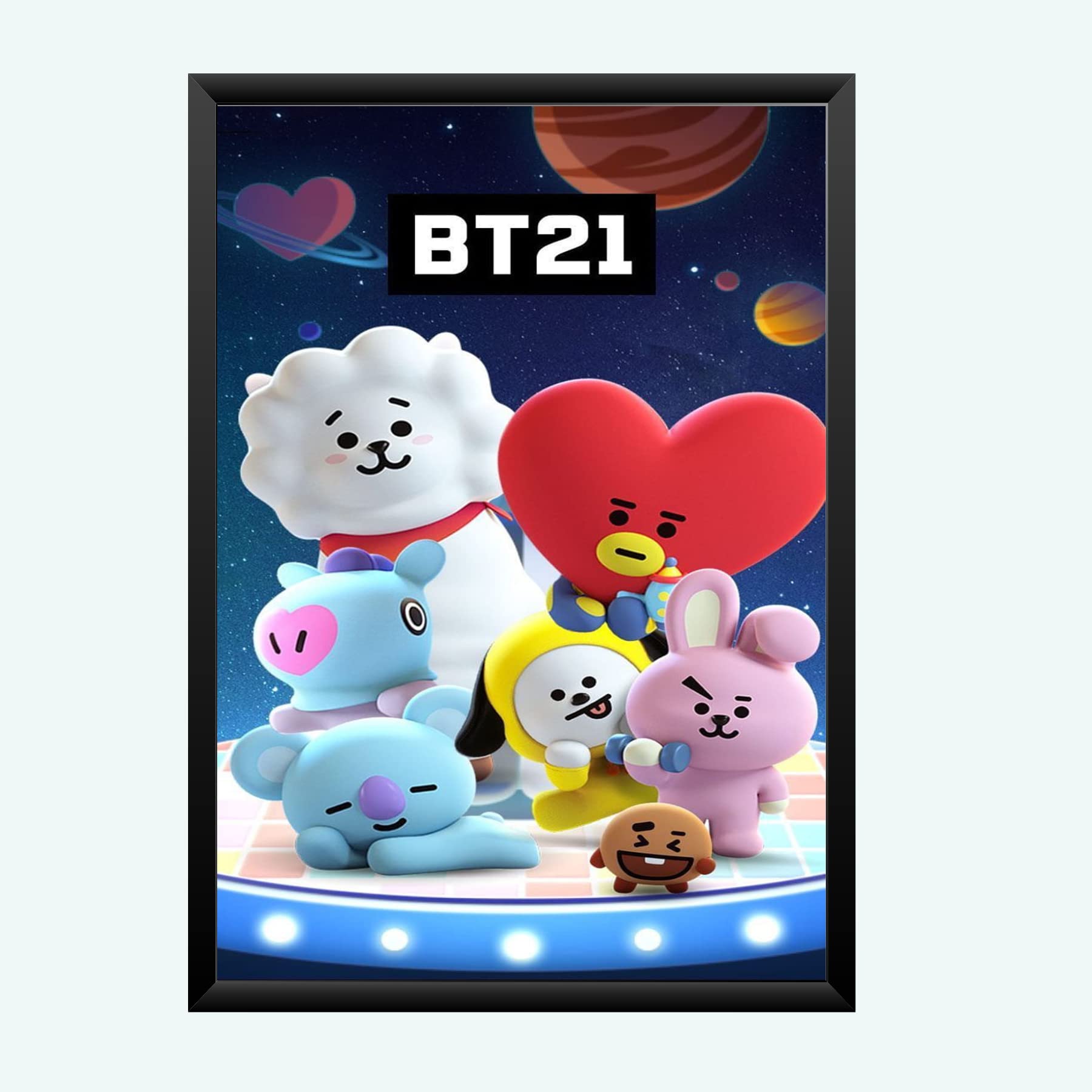 Nokkes Bts Army Bangtan Boy V suga J-Hope Jungkook Jin Jimin Rm 8X12 Inch Size Photo Frame Photo Home Office_bts2_28
