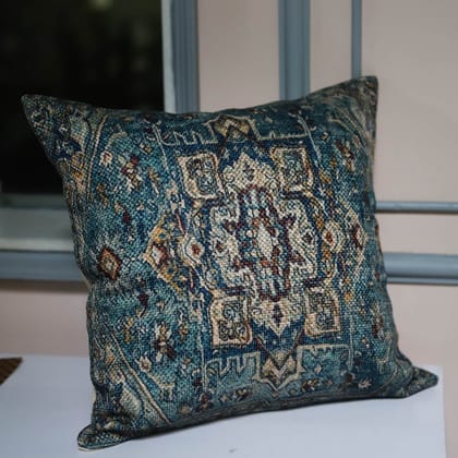 Teal Blue Cushion Cover-16x16