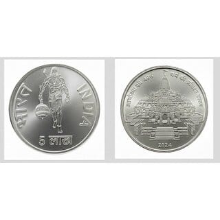 1000 Rupee 2010 Fancy Silverplated Plated -Thanjavur Brihadeeswrar Temple Coin