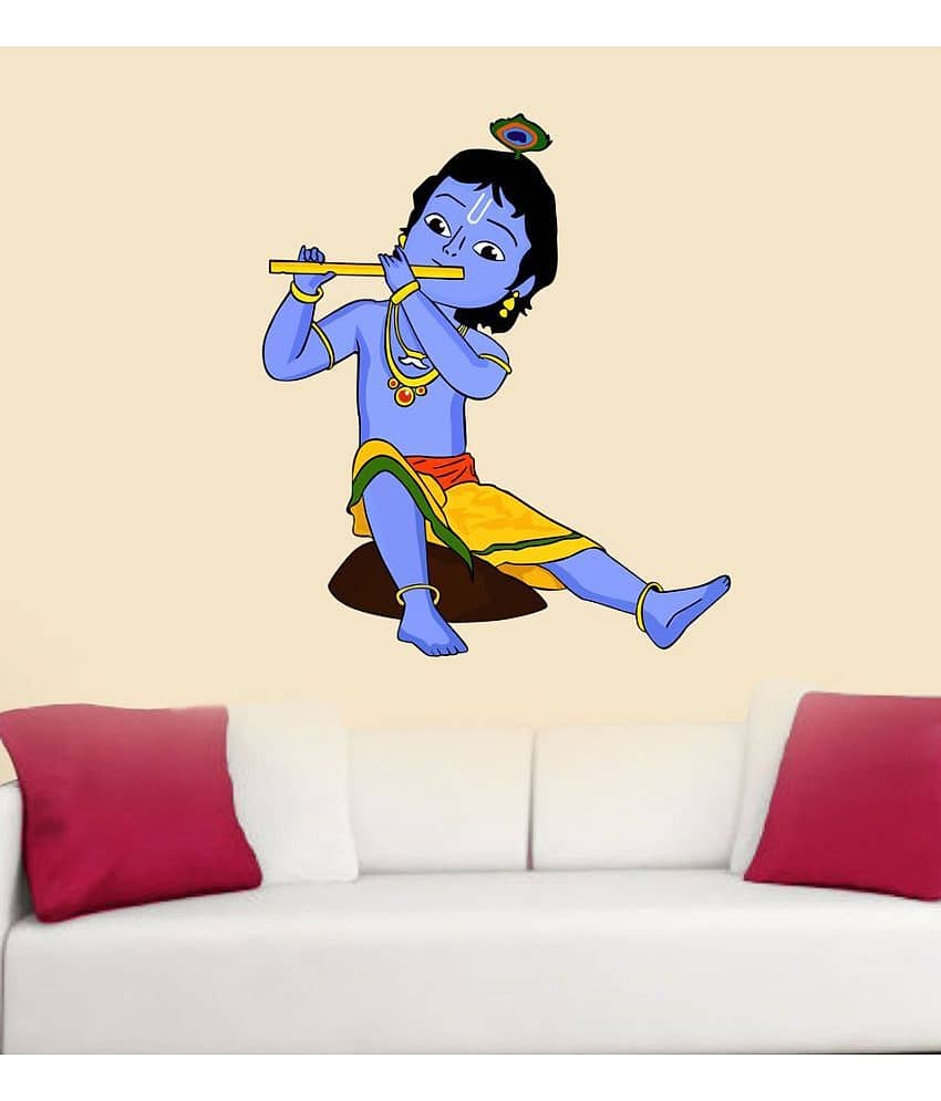 Decor Villa Krishna Vinyl Wall Stickers