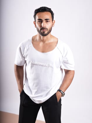 Legacy Raglan Oversized Boatneck Tshirt White-Medium / White / Legacy Raglan Oversized Boatneck Tshirt