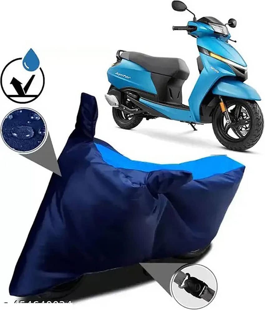 RONISH Bike Body Cover for TVS Jupiter ( Pack of 1 ) , Blue
