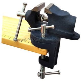 Scorpion Table Vice Clamp Type Revolving 40 mm (1-1/2 inch) Cast Iron Professional Table vice Clamp Type Revolving Blue Scorpion Table Vice Clamp Type Revolving 40 mm (1-1/2 inch) Cast Iron Professional Table vice Clamp Type Revolving Blue