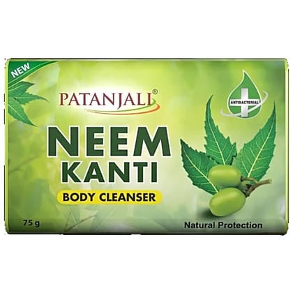 Patanjali Neem Kanti - Body Cleanser Soap, 45 g (Buy 3 GET 1 FREE)