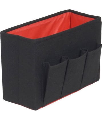 PrettyKrafts MultiUtility Storage Box Files/Catalogues Sorter (Black)