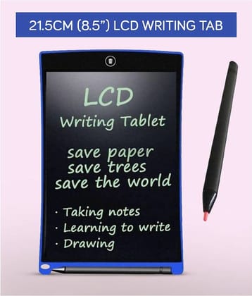8.5 Inch LCD Writing Tablet Pad, Electronic Handwriting Drawing writer Board with Erase Button | Suitable for Kids and Adults