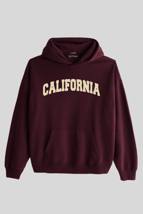 California-Oversized Hoodie-XS-S
