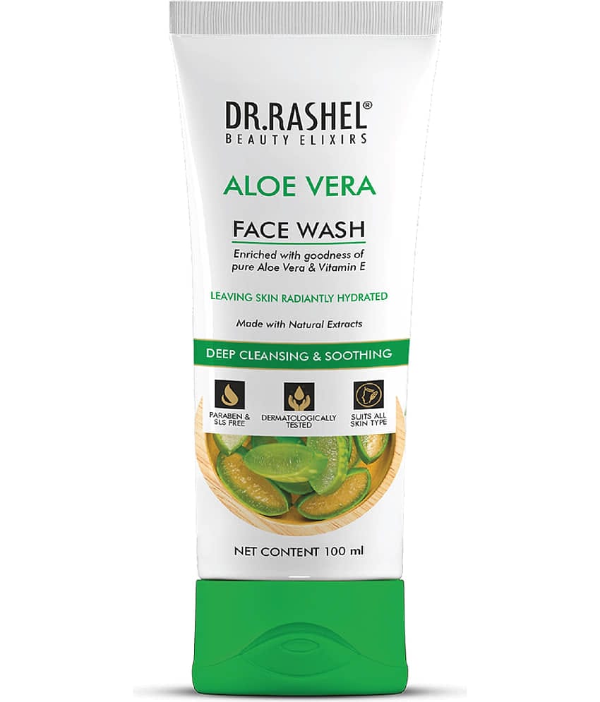 DR RASHEL Aloe Vera Face Wash Cleanses and refreshes all types of skin (100 ml, Pack of 1)