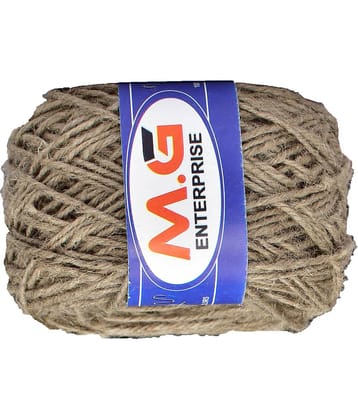3 Ply/Twisted Macrame Jute Cord/Dori Thread (100 Meters, 3mm) for Macrame DIY, Craft Work,Plant Hanger Ropes etc-N