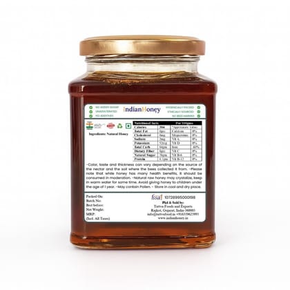IndianHoney A Unique Blend Of Nectar Multi Flora Natural Honey For A Rich, Balanced Flavour