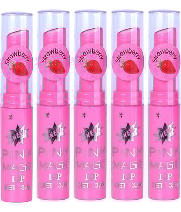 Pinner Pink glossy color changing Lip Gloss (Pack of 5)