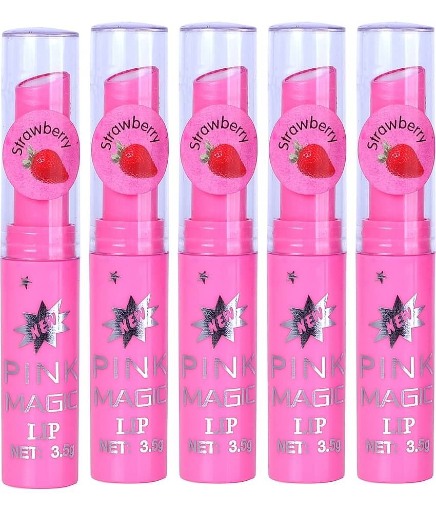 Pinner Pink glossy color changing Lip Gloss (Pack of 5)