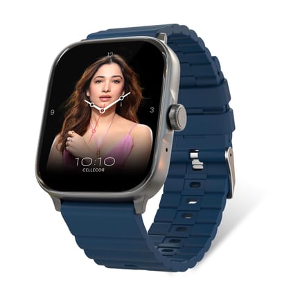 CELLECOR M2 Aqua 1.83" HD Display | 600 NITS | Health Suite | AI Voice | IP68 | 100+ Sport Modes | Long Battery Life | BT-Calling SmartWatch