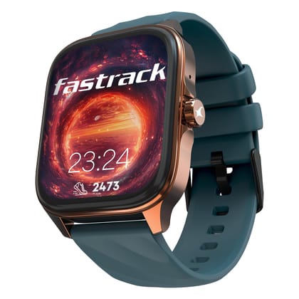 Fastrack Astor FS1 Pro Smart Watch, 1.97" AMOLED Display, Bluetooth Calling, 100+ Sports Modes, SpO2 & Heart Rate Monitoring, Women's Health, IP68, Up to 5 Days Battery, Functional Crown (Teal) Fastrack Astor FS1 Pro Smart Watch, 1.97" AMOLED Display, Bl