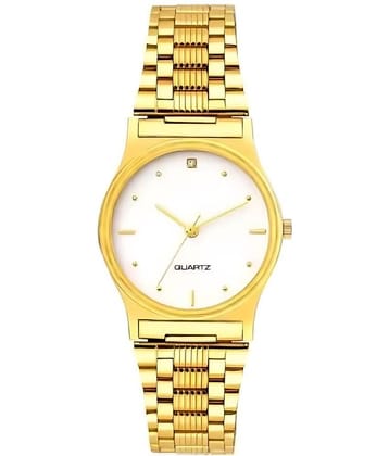 Viser Gold Metal Analog Men's Watch